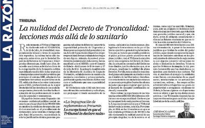 Comentarios en la prensa sobre la Nulidad del Decreto de Troncalidad