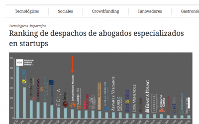 Primer ranking de despachos de abogados especializados en servicios para startups y emprendedores