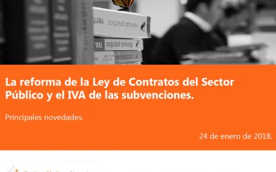 Evento sobre las novedades de la reforma de la Ley de Contratos del Sector Público y el IVA de las Subvenciones