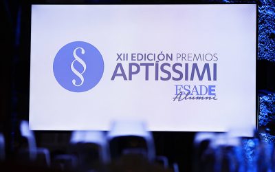 Nuestros socios José Ignacio Juárez y Silvia Hernández, en la XII Edición de los Premios Apptísimi de ESADE