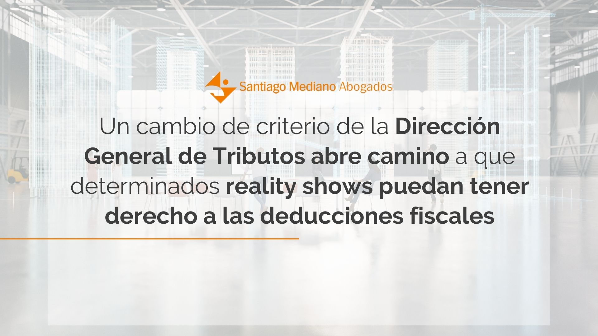 Un cambio de criterio de la Dirección General de Tributos abre camino a que determinados reality shows puedan tener derecho a las deducciones fiscales