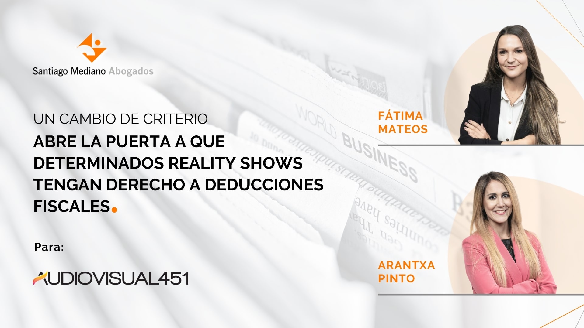 Un cambio de criterio abre la puerta a que determinados reality shows tengan derecho a deducciones fiscales