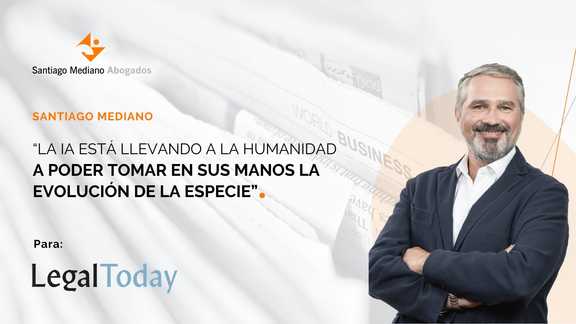 Santiago Mediano sobre la IA: “Estamos cruzando un umbral. Es urgente un debate público sobre el futuro de nuestra especie”