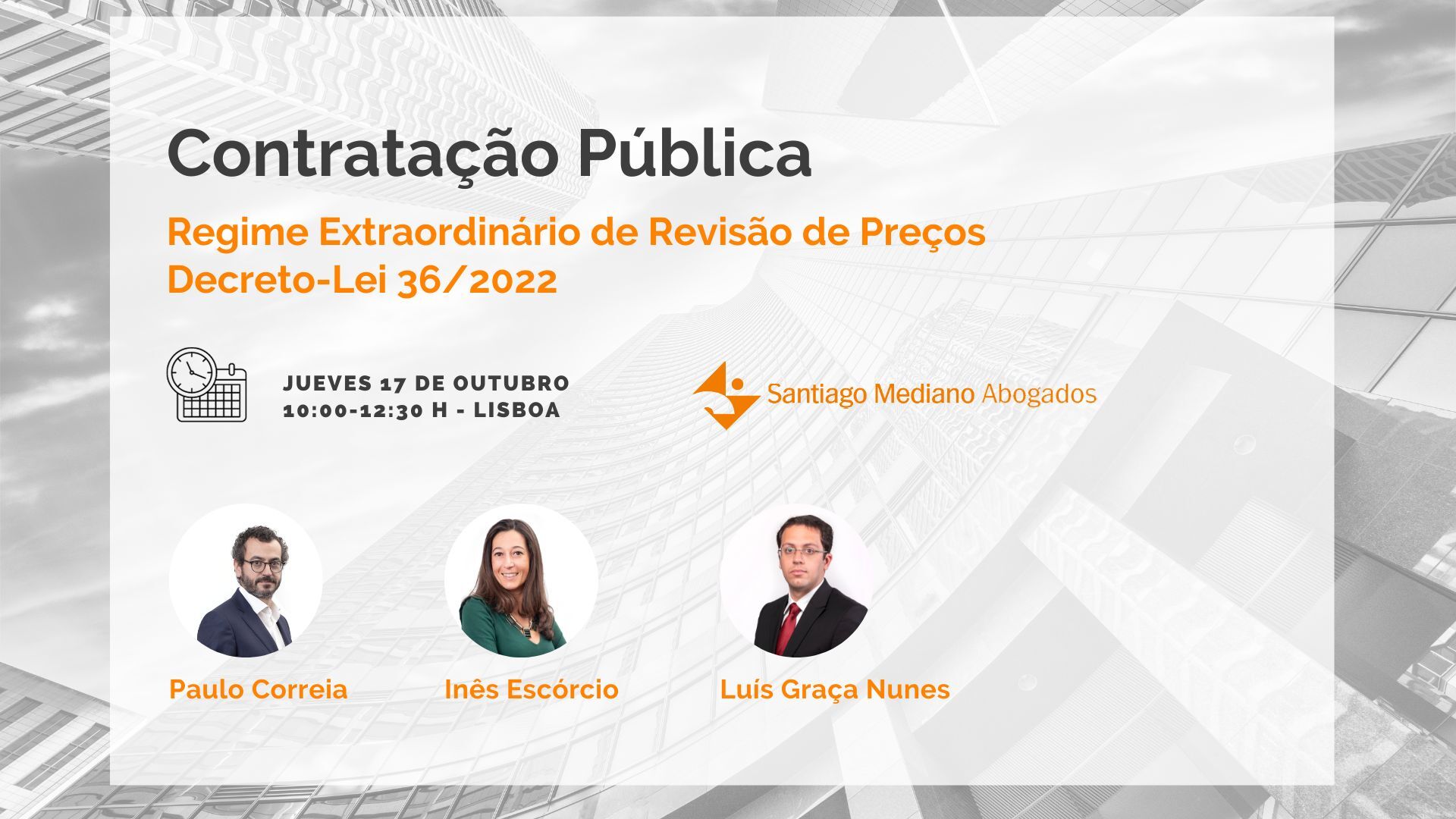 Contratação Pública – Regime Extraordinário de Revisão de Preços