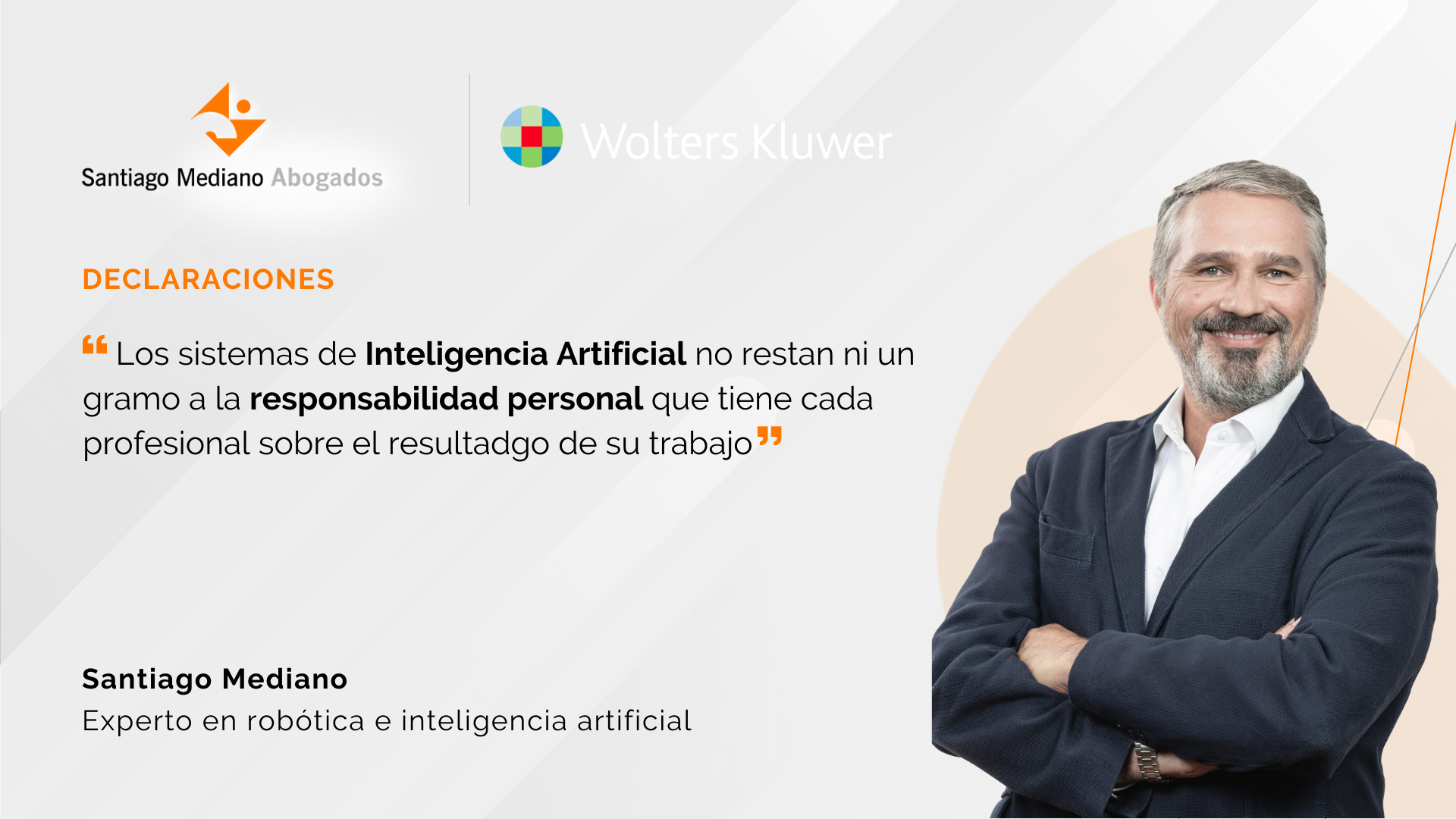 Santiago Mediano: “La IA transforma los despachos, pero no sustituye al abogado”